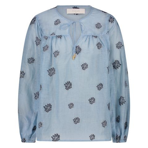 Nukus Kaoutar Blouse Blauw