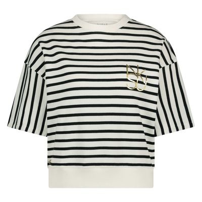 Nukus Lotte Pullover Stripe Blauw