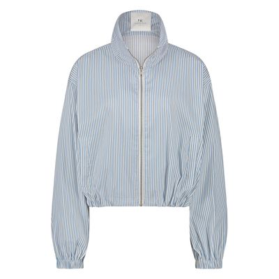Nukus Deveny Jacket Stripe Blauw