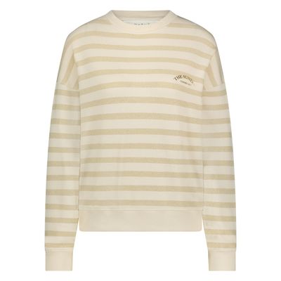 Nukus Noa Pullover Stripes Ecru