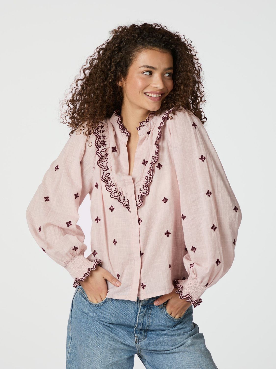 Neo Noir Degas Blouse Roze