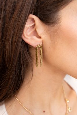 My Jewellery Earring ball chains Multi