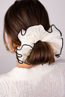 My Jewellery Hairscrunchie plisse Ecru