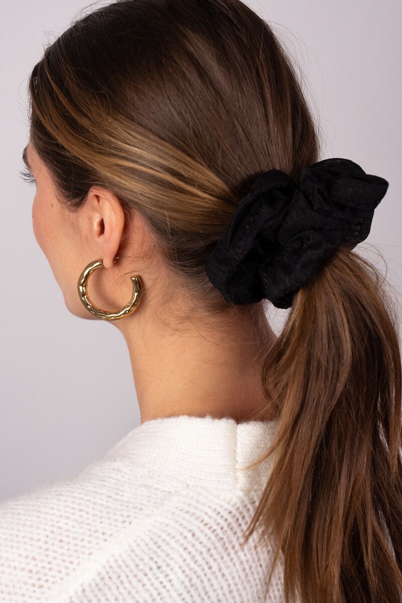 My Jewellery Hairscrunchie structure Zwart