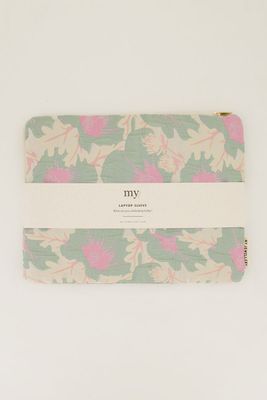 My Jewellery Laptop sleeve green jacquard Multi