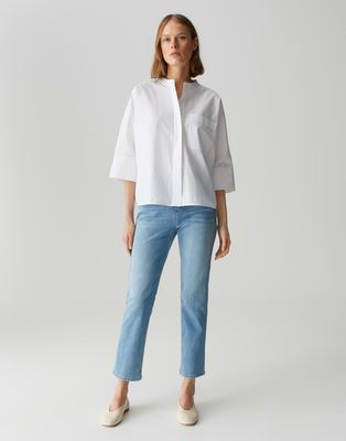 Opus Pants Melly base Blauw