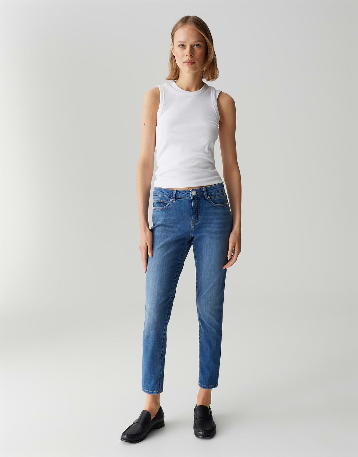 Opus Pants Enja ease Blauw