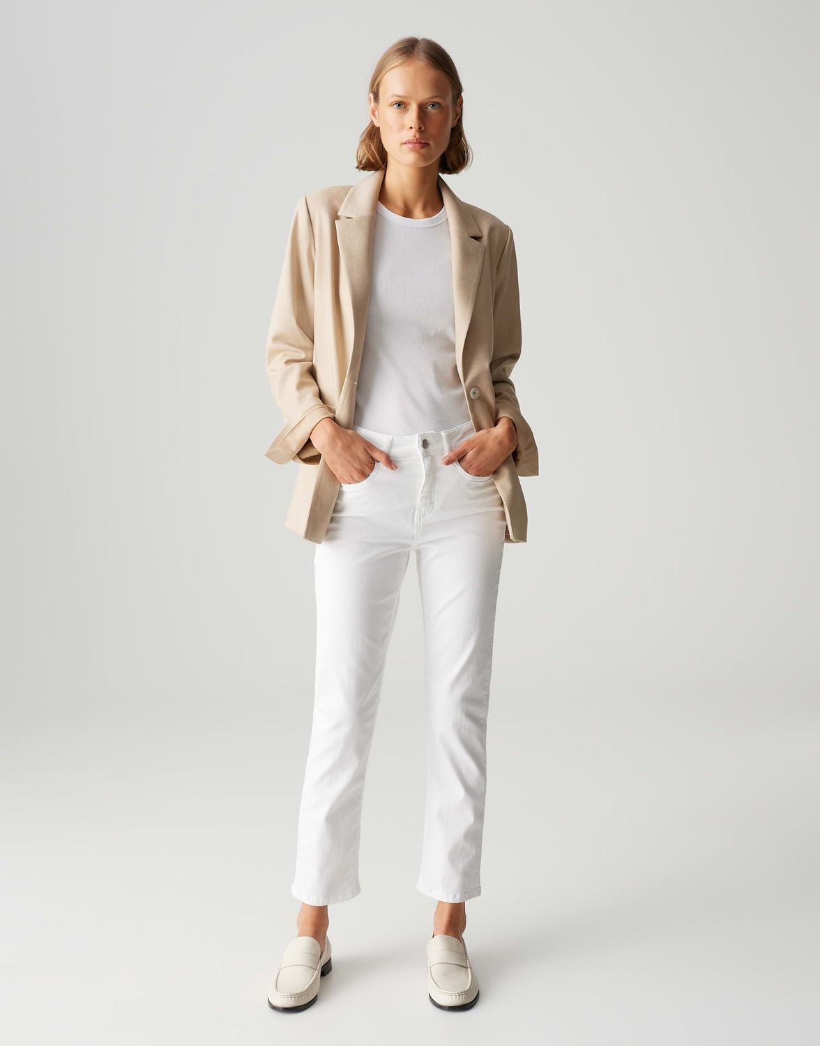 Opus Pants Melly base Wit