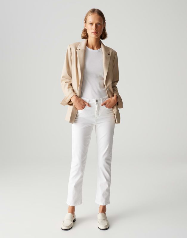 Opus Pants Melly base Wit