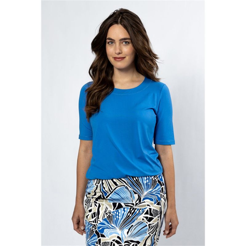 Roberto Sarto Blouson ronde hals Blauw