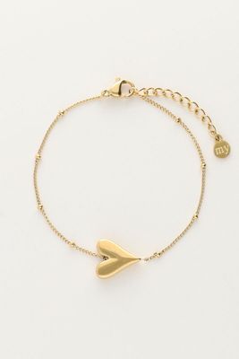 My Jewellery Bracelet heart horizontal Goud