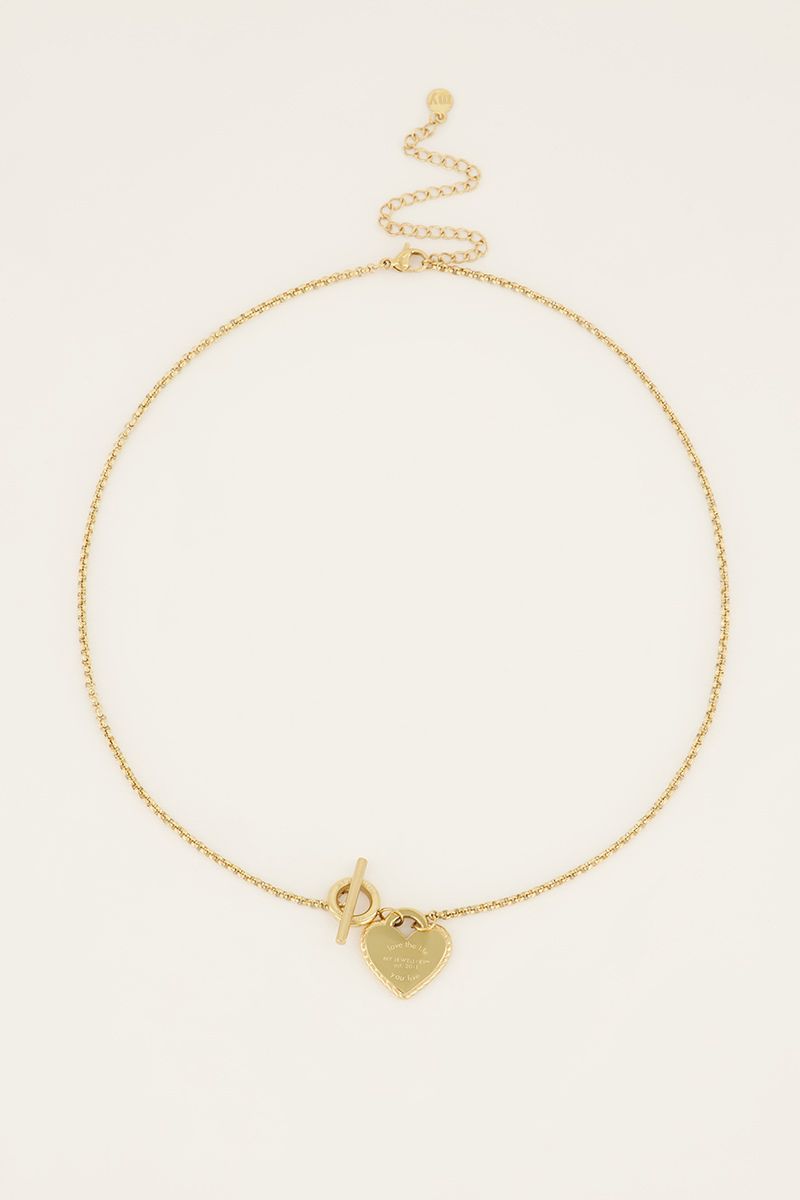 My Jewellery Ketting candy couture hart Goud