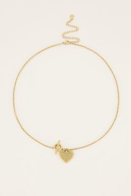 My Jewellery Ketting candy couture hart Goud