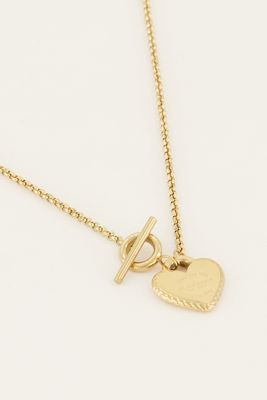 My Jewellery Ketting candy couture hart Goud