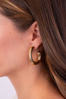 My Jewellery Earring hoops oval Goud