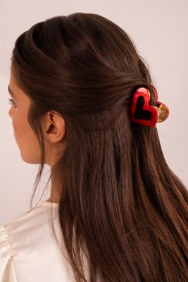 My Jewellery hairclip red heart Goud