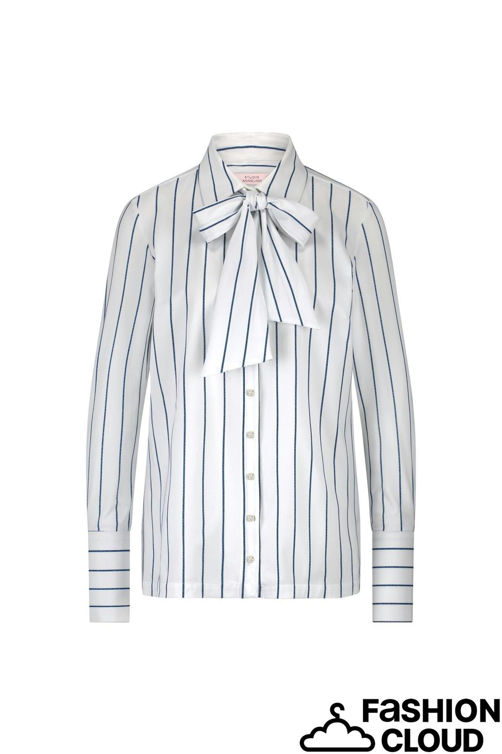 Studio Anneloes Nena pinstripe blouse Ecru