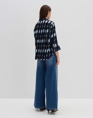 Someday blouse Zellie Blauw