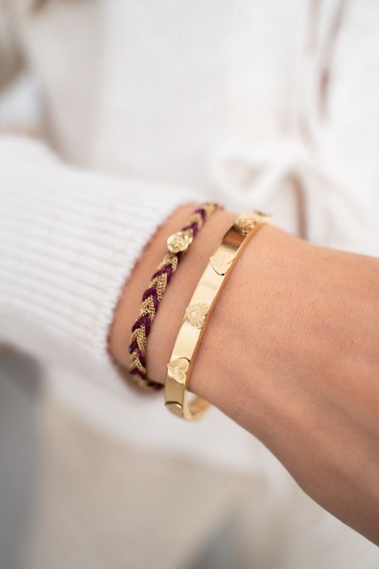 My Jewellery Armband met hartjes Goud