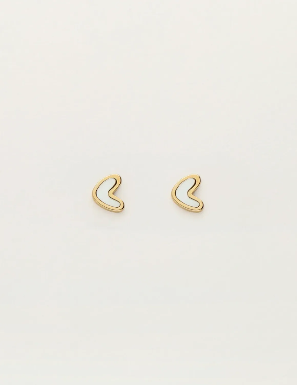 My Jewellery Earstud gouden hart parelmour