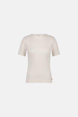 Fabienne Chapot Tanja Embro T-shirt Ecru