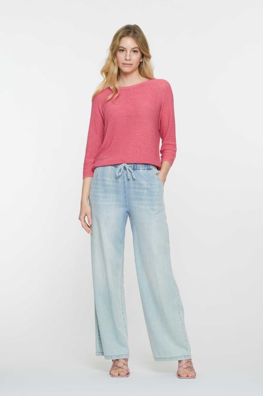 Geisha Jeans elastic waist Blauw