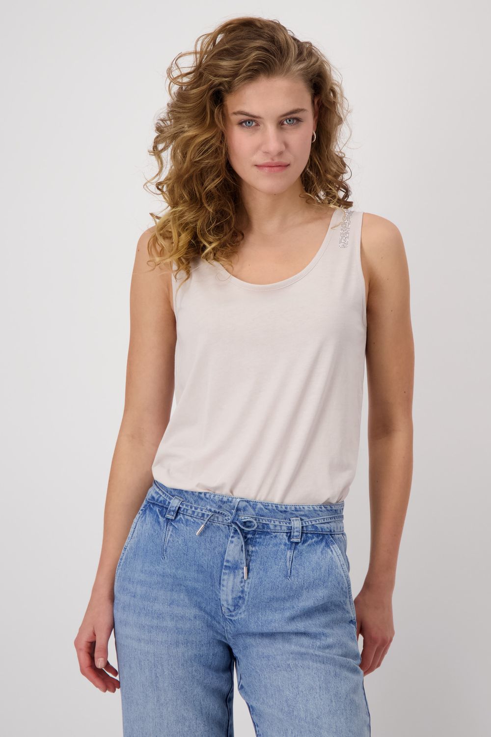 Monari Top warm sand Beige