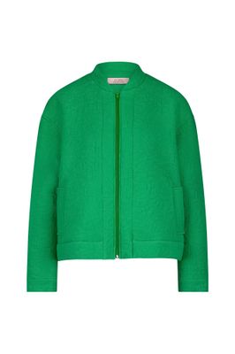 Studio Anneloes Candee flower jacquard jacket Groen