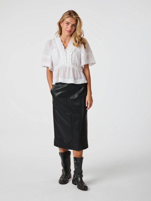 Neo Noir Evienne S Voile Top Wit
