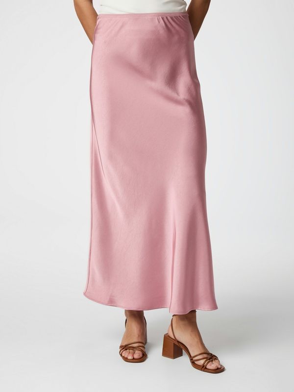 Neo Noir Vicky heavy sateen Skirt Roze