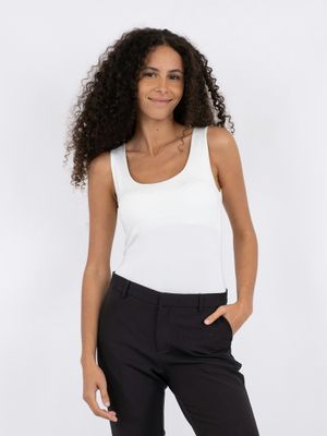 Neo Noir Sophia Jersey Top Off White