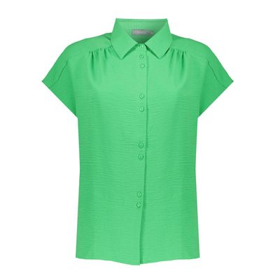Geisha Blouse crinckle Groen