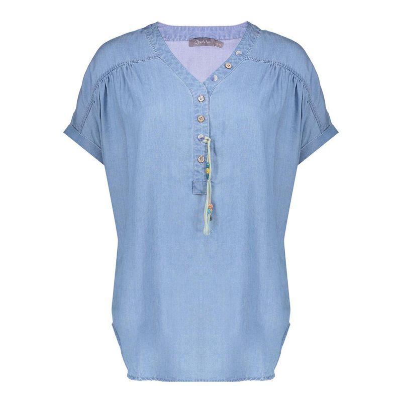 Geisha Top sleeveless Blauw