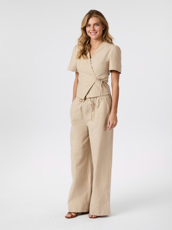 Neo Noir Heifa Stripe Pants Beige