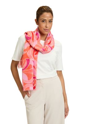 Betty Barclay sjaal roze multiprint