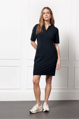 Studio Anneloes Simplicity jurk korte mouw blauw