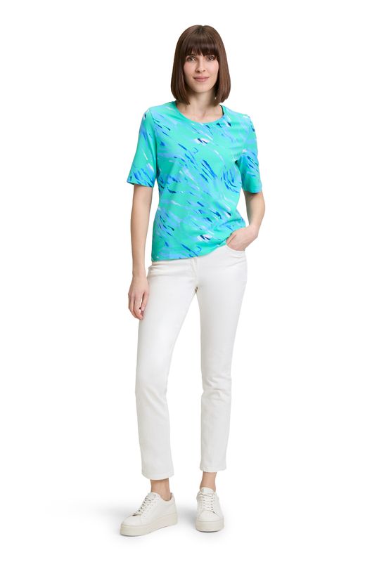 So Cosy t shirt blauw print