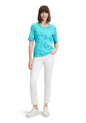 So Cosy t shirt blauw print