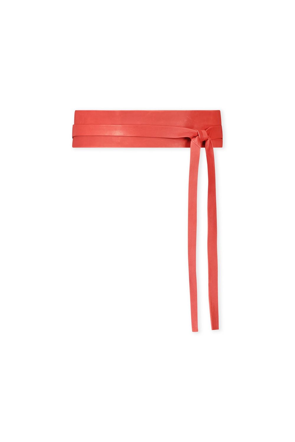 Kyra belt wrap leather Rood