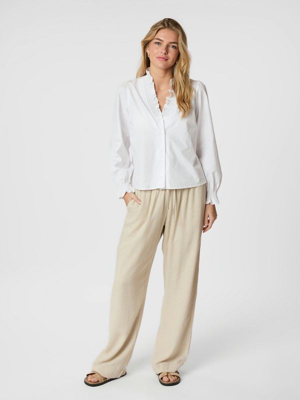 Neo Noir Sonar Linnen broek beige