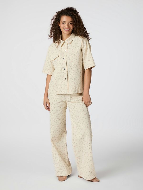 Neo Noir jeans Semba met bloemen