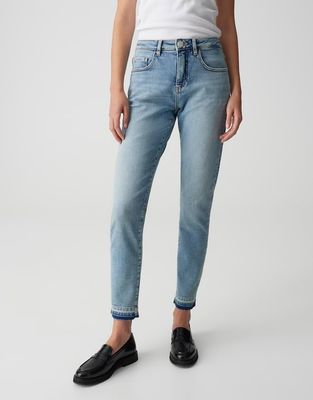 Opus slanke jeans Evita urban light confident blue