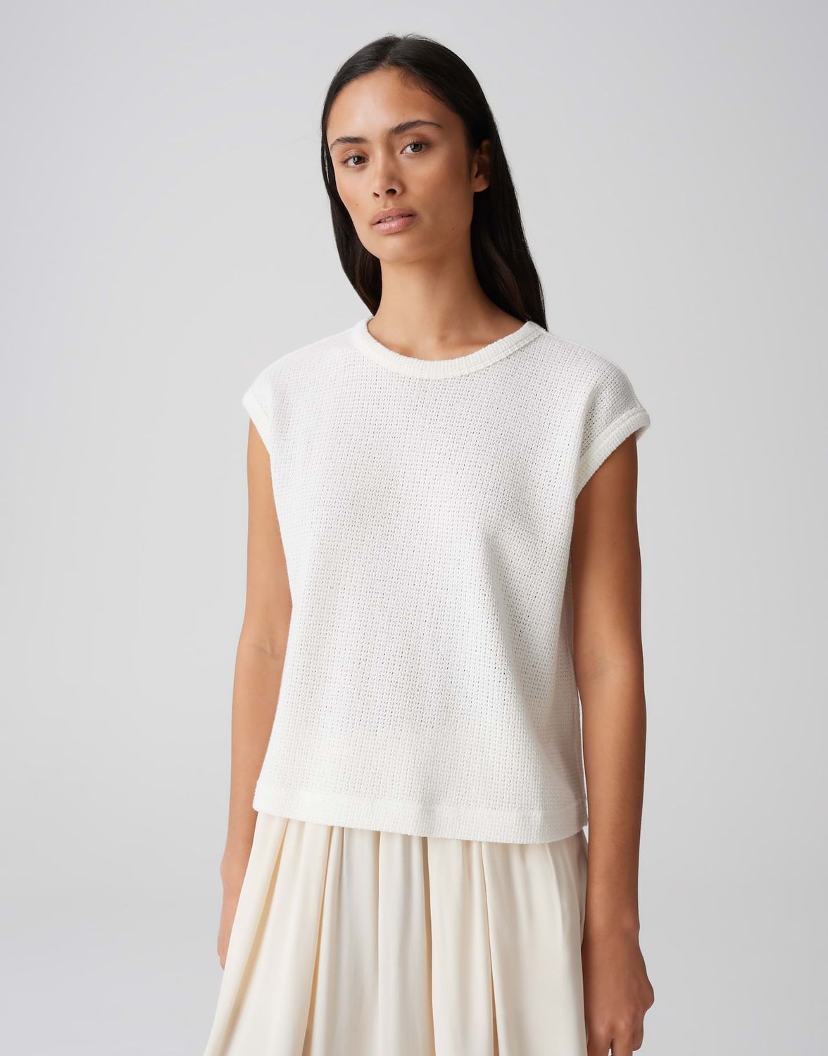 Opus jersey top Spunki Beige