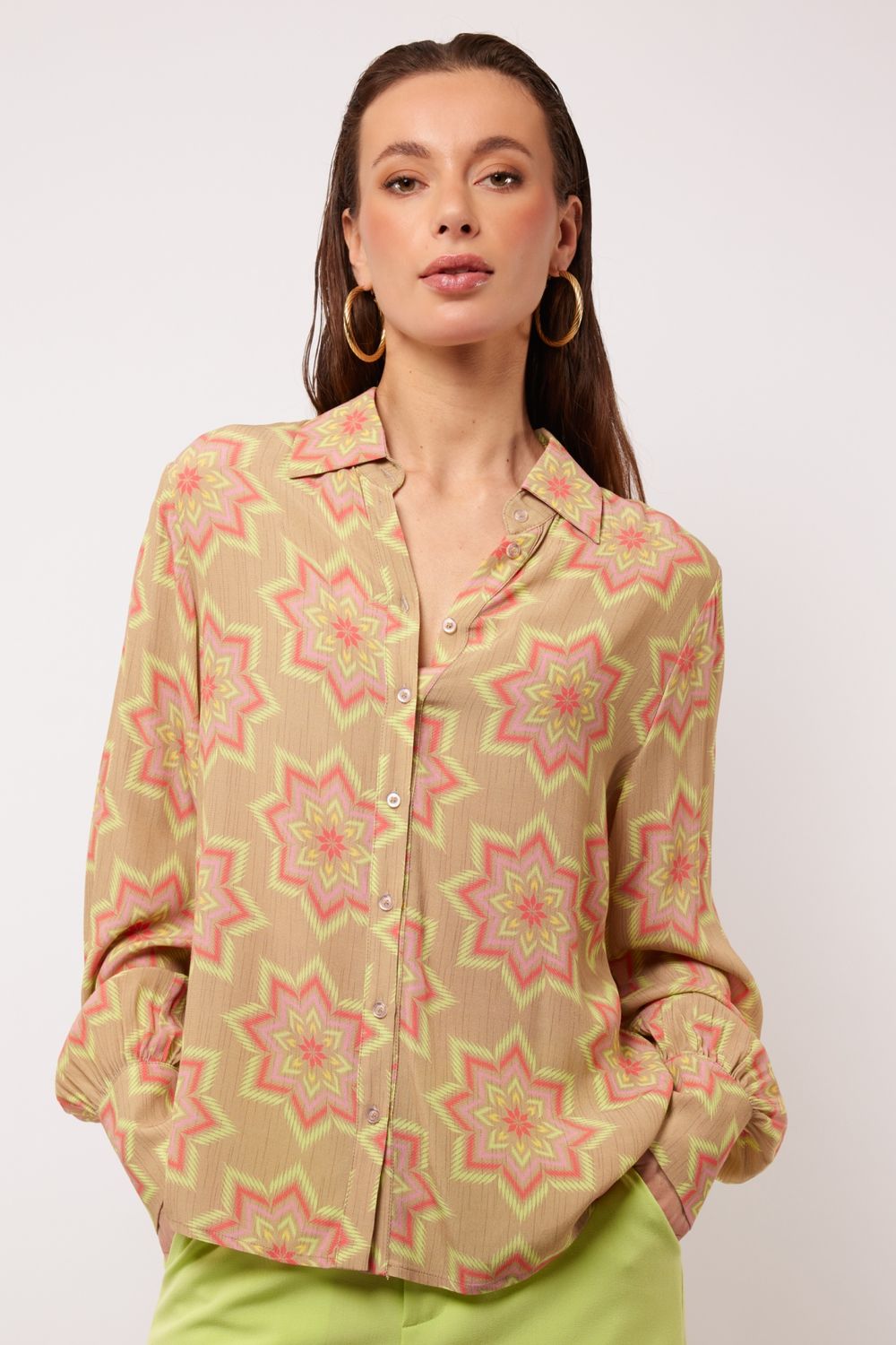 Fluresk Cassie blouse Beige