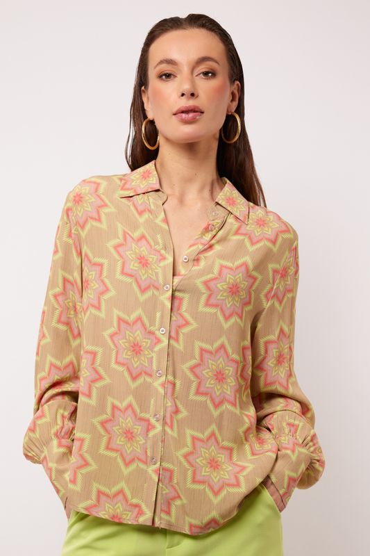 Fluresk Cassie blouse Beige