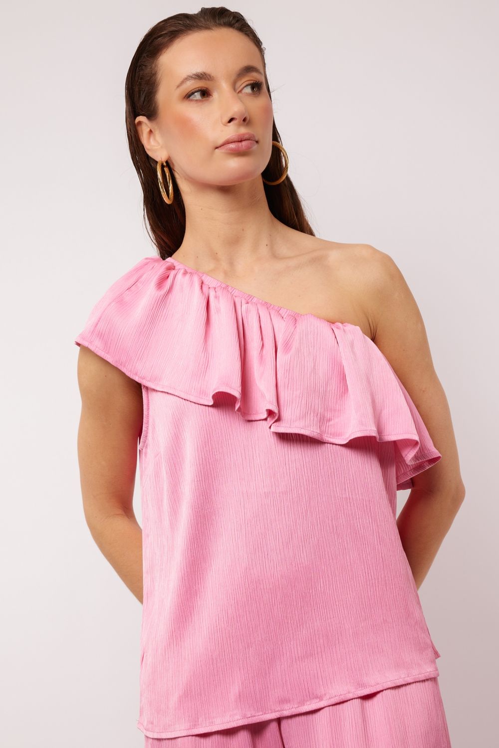 Fluresk Brean top Roze