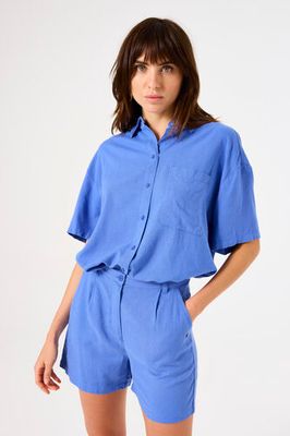 Garcia ladies short Blauw
