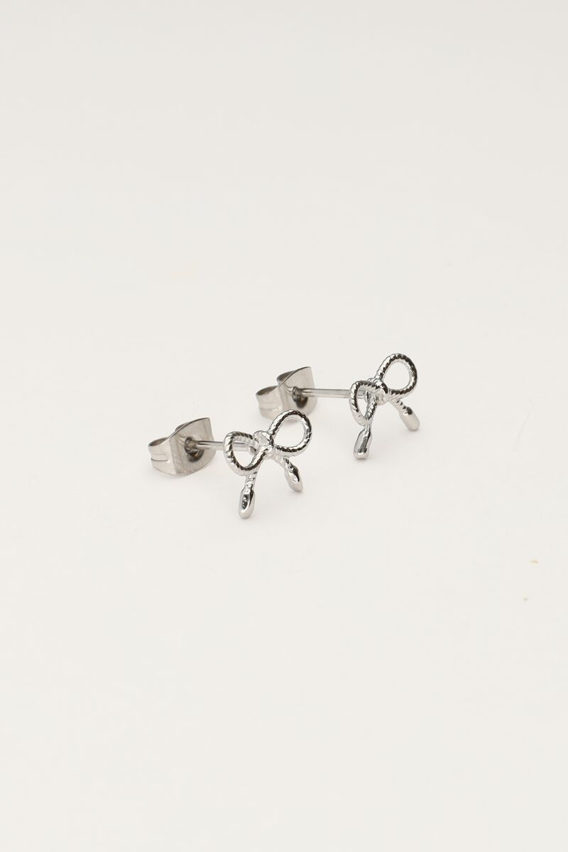 My Jewellery Earstuds bow mini Zilver
