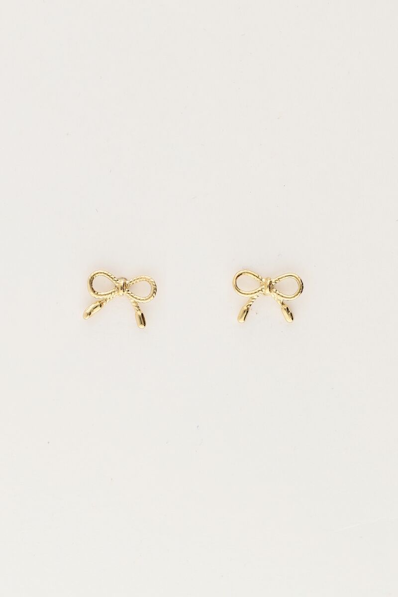 My Jewellery Earstuds bow mini Goud
