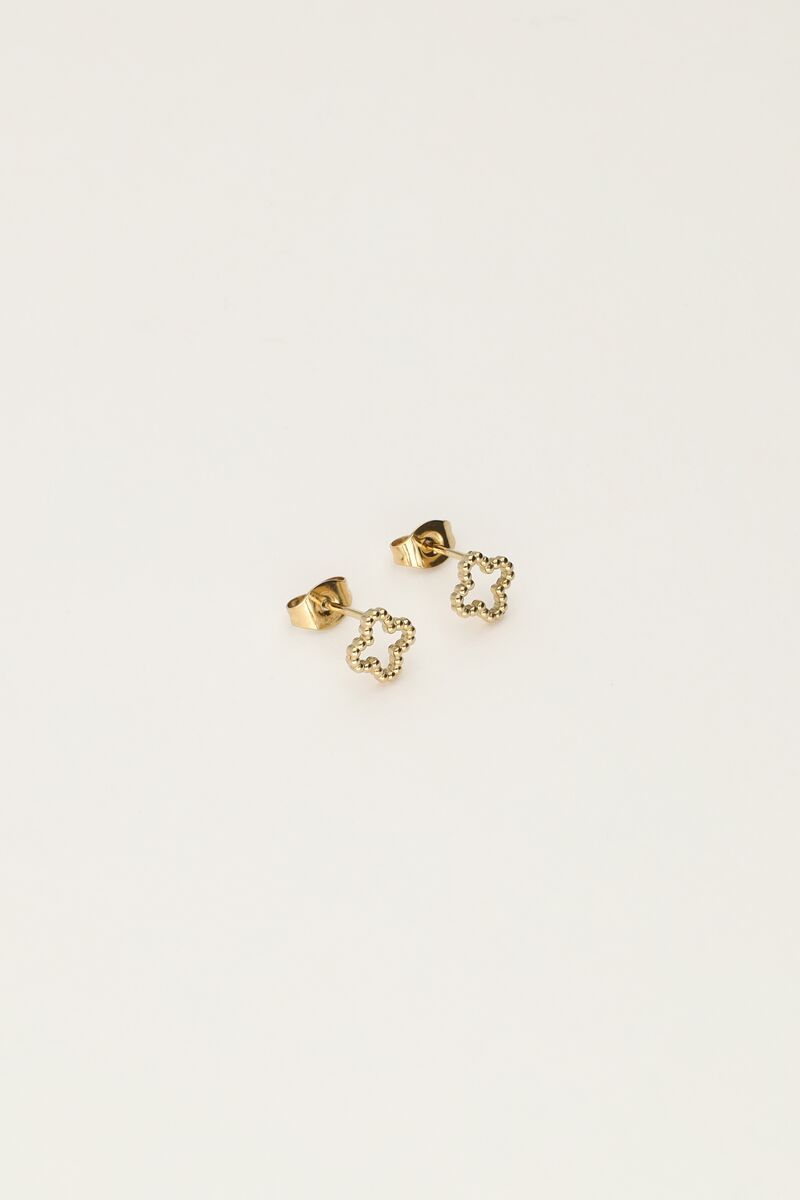 My Jewellery Stud clover Goud